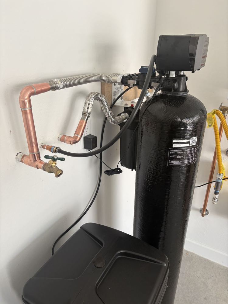 Whole-home water filtration system installation